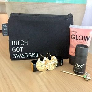 Bitch Got Swagger zipper makeup bag pouch